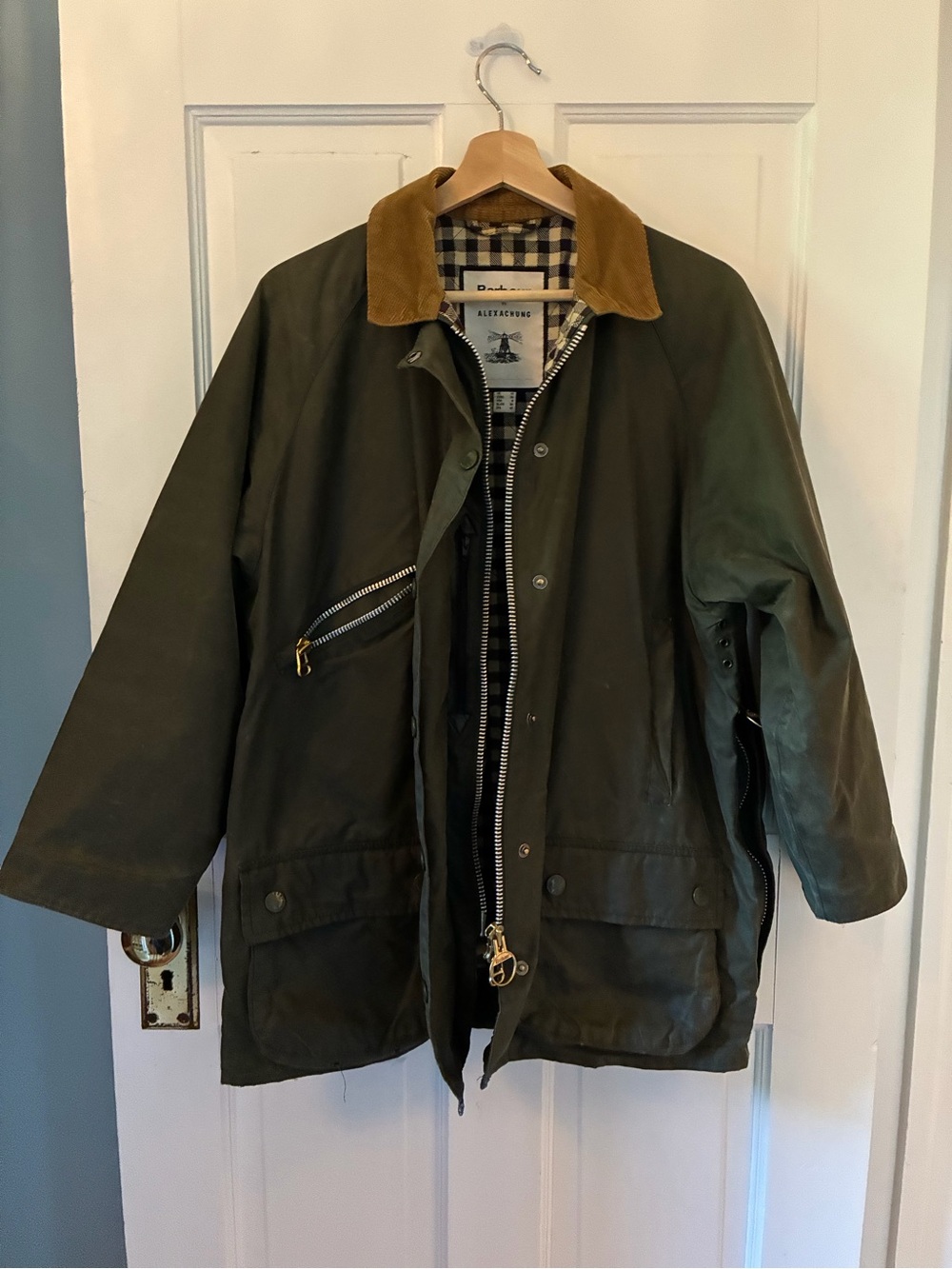 Alexa Chung x Barbour Elise Jacket Olive UK 10 / US 6